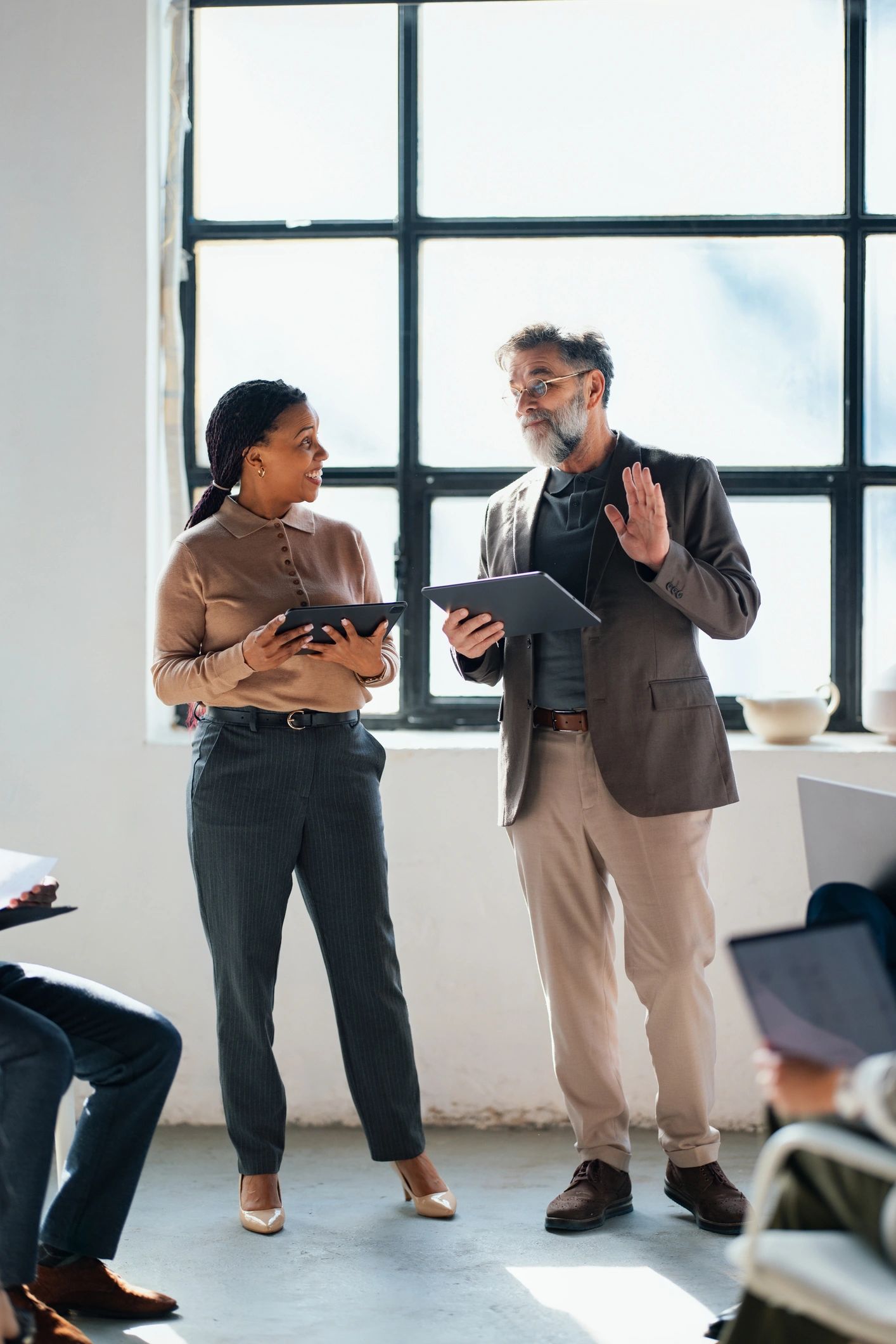 Professionnels collaborant en équipe